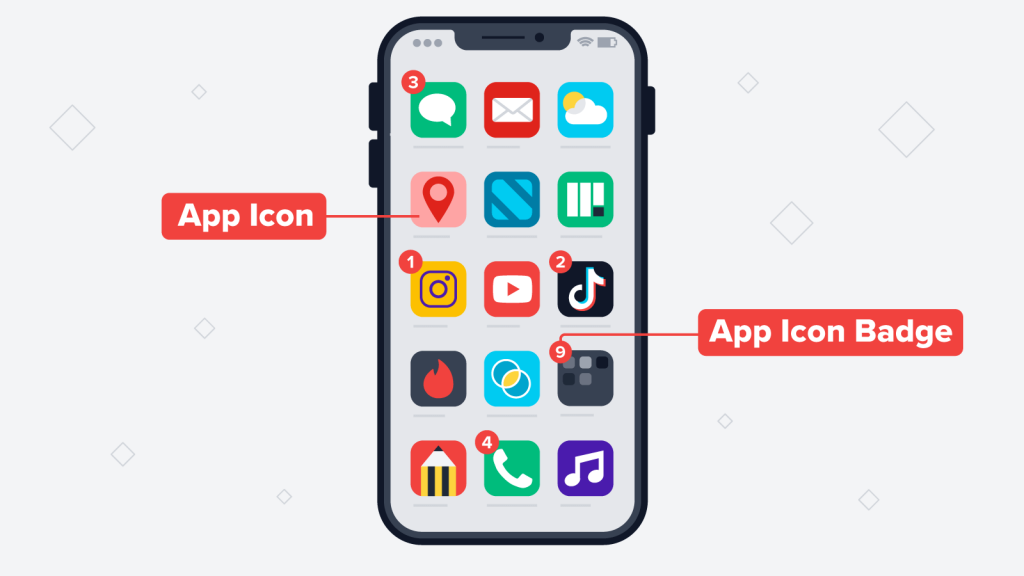app icon vs app icon badges